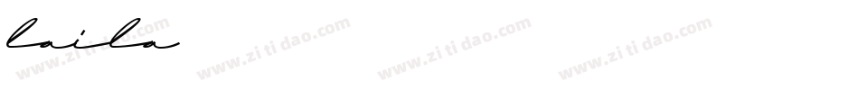 laila字体转换