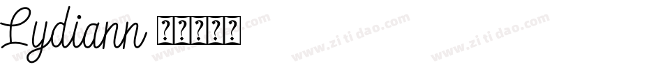 Lydiann字体转换