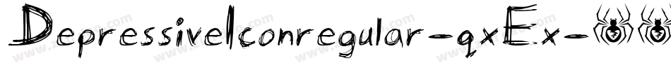 DepressiveIconregular-qxEx字体转换