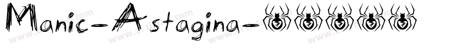 Manic-Astagina字体转换