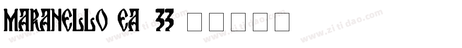 Maranello-Ea4zz字体转换