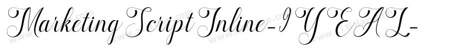 MarketingScriptInline-9YEAL字体转换