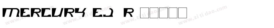 Mercury-Ej1r字体转换