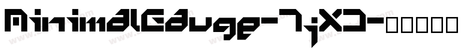 MinimalGauge-7jXD字体转换