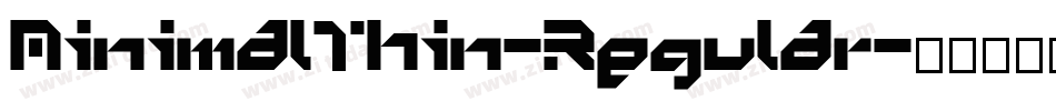 MinimalThin-Regular字体转换