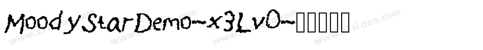 MoodyStarDemo-x3Lv0字体转换