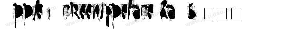 AppleIiScreenTypeface-2aP3字体转换
