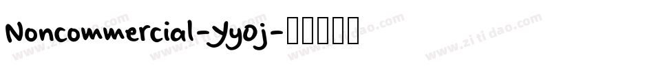 Noncommercial-Yy0j字体转换