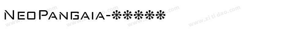 NeoPangaia字体转换