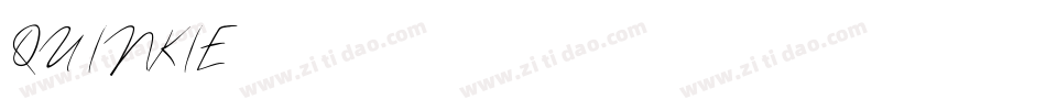 QUINKIE字体转换