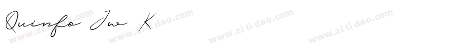 Quinfo-Jw0K字体转换