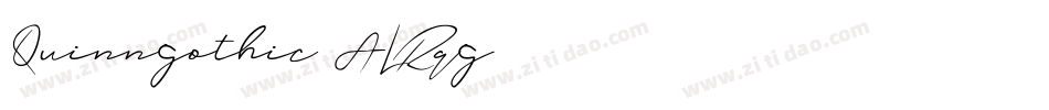 Quinngothic-ALRqg字体转换