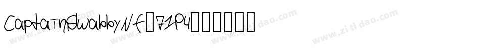 CaptainSwabbyNf-71P4字体转换
