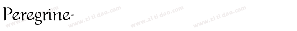 Peregrine字体转换