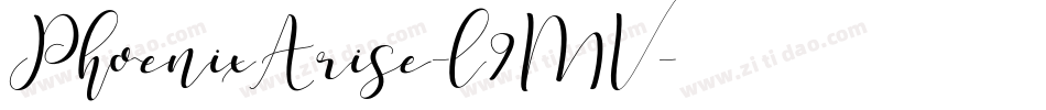 PhoenixArise-l9MV字体转换