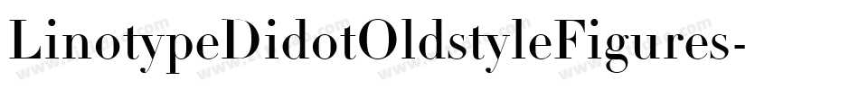 LinotypeDidotOldstyleFigures字体转换