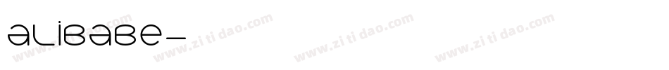 Alibabe字体转换