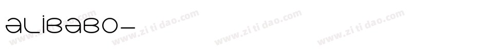 Alibabo字体转换