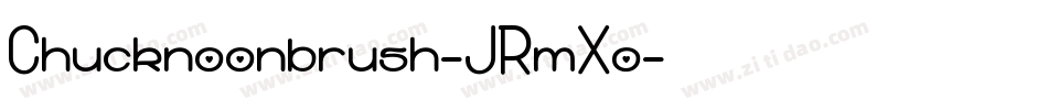 Chucknoonbrush-JRmXo字体转换