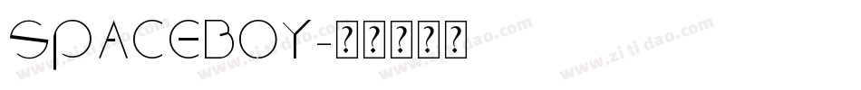 SPACEBOY字体转换