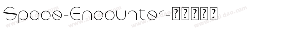 Space-Encounter字体转换