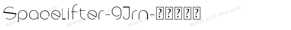 Spacelifter-9Jrn字体转换