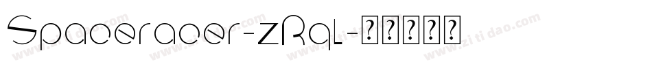 Spaceracer-zRql字体转换