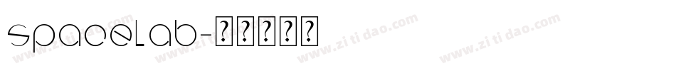 spacelab字体转换