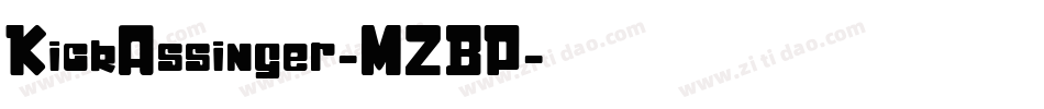 KickAssinger-MZBP字体转换