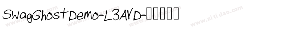 SwagGhostDemo-L3AYD字体转换