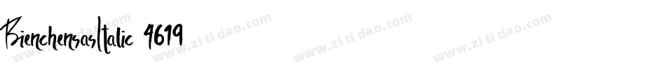 BienchensasItalic-4619字体转换