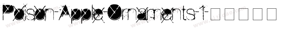 Poison-Apple-Ornaments-1字体转换