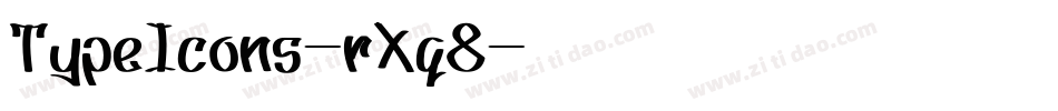 TypeIcons-rXq8字体转换