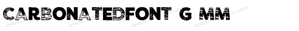 CarbonatedFont-G3mm字体转换