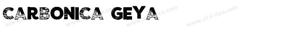 Carbonica-Geya字体转换