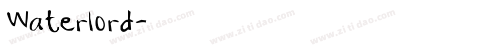 Waterlord字体转换