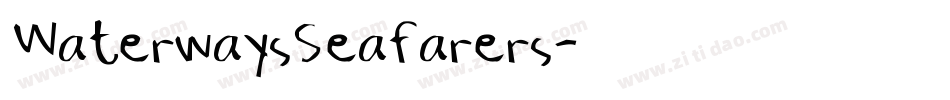 WaterwaysSeafarers字体转换