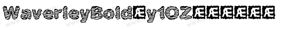 WaverleyBold-y1OZ字体转换
