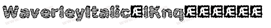 WaverleyItalic-lKnq字体转换