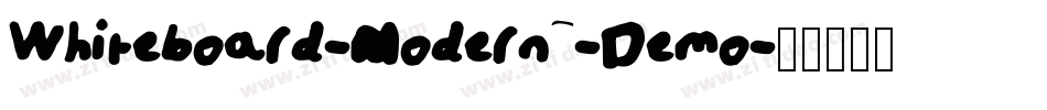 Whiteboard-Modern-Demo字体转换