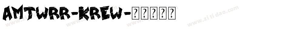 AmtwRr-KReW字体转换
