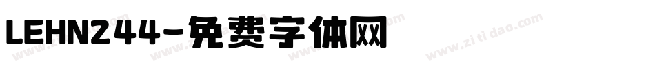 LEHN244字体转换