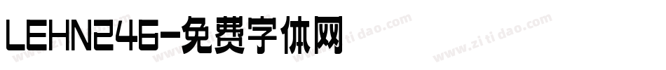 LEHN246字体转换