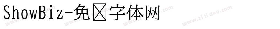 ShowBiz字体转换