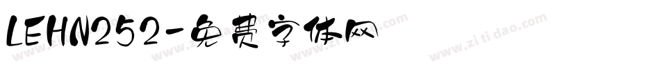 LEHN252字体转换