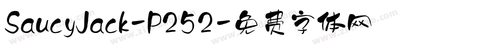 SaucyJack-P252字体转换