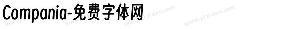 Compania字体转换