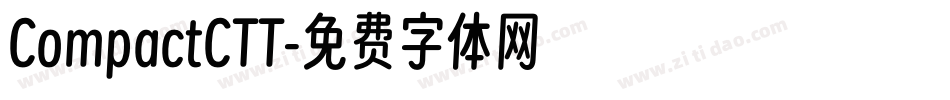 CompactCTT字体转换