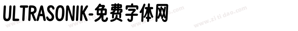 ULTRASONIK字体转换