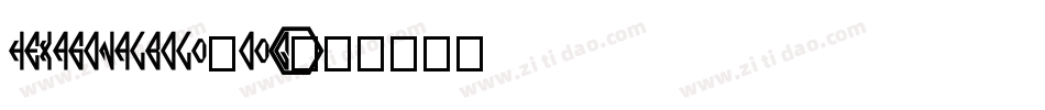 HexagonalBold-od3q字体转换